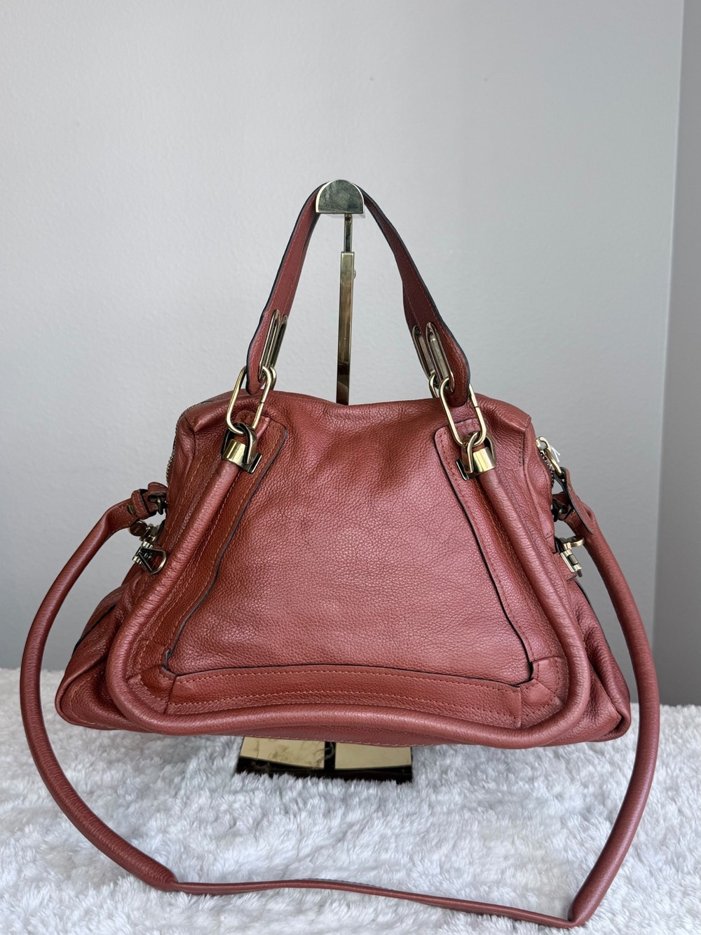 Chloé Paraty Top handle leather bag